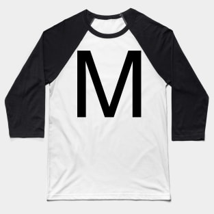 Helvetica M Baseball T-Shirt